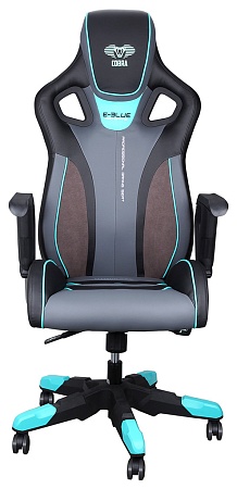 Игровое кресло E-Blue Cobra EEC313BLAA-IA BLUE/BLACK