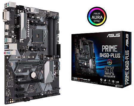 Материнская плата Asus PRIME B450-PLUS