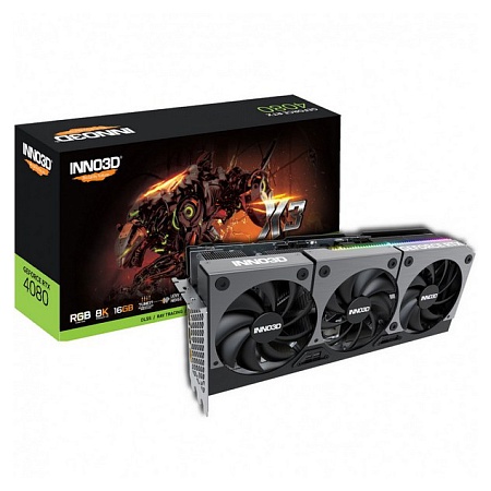 Видеокарта 16Gb Inno3D RTX4080 X3 N40803-166X-187049N