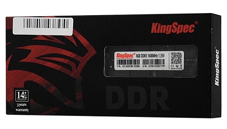 Оперативная память для ноутбука 8 GB KingSpec DDR3 1600MHz
