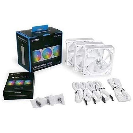 Кулер для корпуса Lian Li UNI FAN AL ARGB 3x120mm White UF-AL120V2-3W