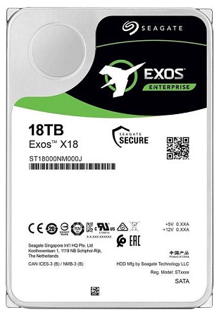 Корпоративный жесткий диск 18Tb Seagate EXOS X18 ST18000NM000J