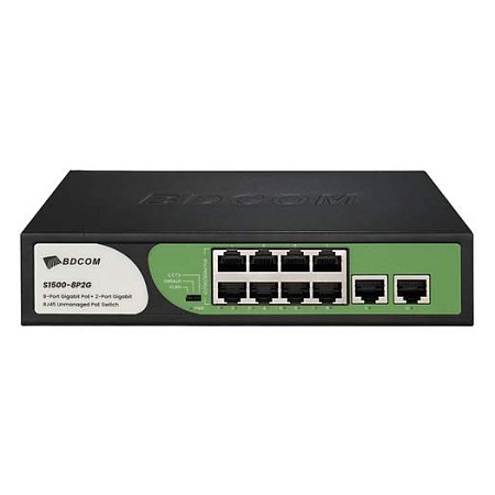 Коммутатор BDCOM S1500-8P2G