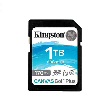 Карта памяти 1TB Kingston Canvas Go! Plus SDG3/1TB