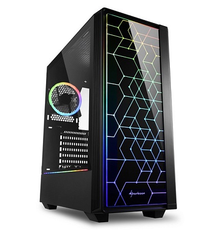 Корпус для ПК Sharkoon RGB LIT 100 Black
