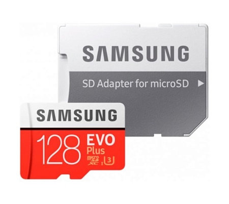 Карта памяти microSDXC 128GB Samsung EVO Plus MB-MC128HA/RU
