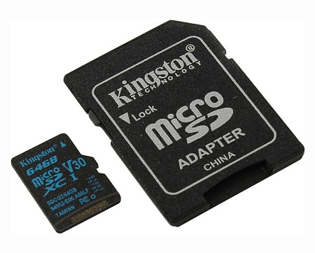 Карта памяти MicroSD 64GB Kingston SDCG2/64GB