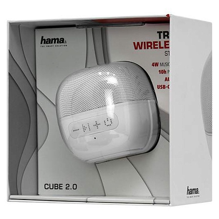 Акустическая система Hama Cube 2.0 white