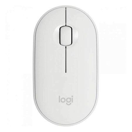 Компьютерная мышь LOGITECH Pebble M350 white 910-005541