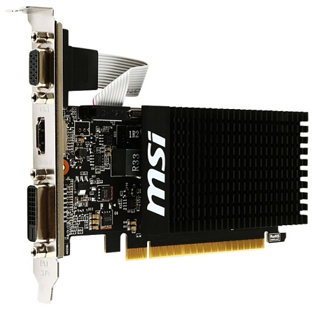 Видеокарта 2 GB MSI GeForce GT710 GT710 2GD3H LP
