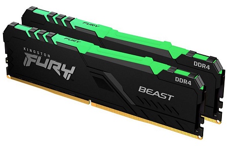 Оперативная память 32Gb Kit Kingston Fury Beast KF426C16BB1AK2/32