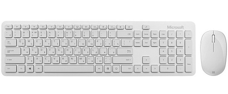 Клавиатура+мышь Bluetooth Microsoft Bluetooth Desktop white QHG-00041