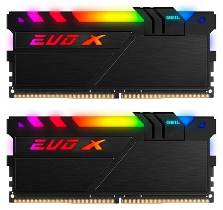 Оперативная память 32GB Kit GEIL EVO X II Black GEXSB432GB2666C19DC