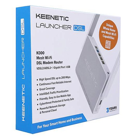 Модем Keenetic Launcher DSL KN-2012