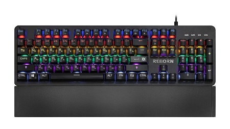 Клавиатура проводная игровая механическая Defender Reborn GK-165DL