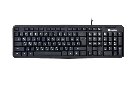 Клавиатура проводная игровая механическая Defender Element HB-520B