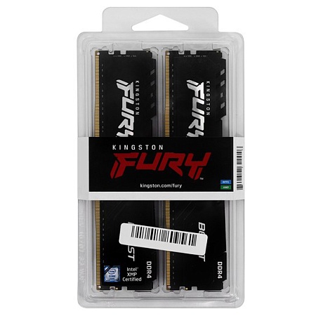 Оперативная память 8 GB kit Kingston Fury Beast KF432C16BBK2/8