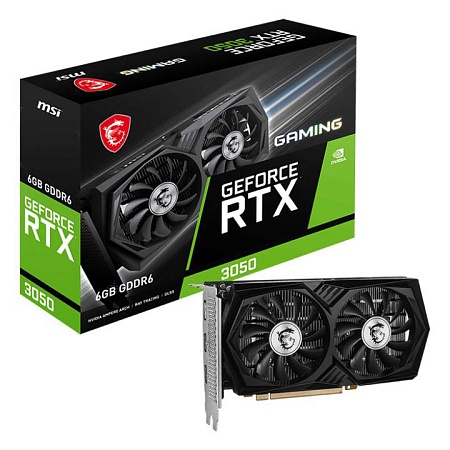 Видеокарта 6Gb MSI RTX 3050 GAMING 6G