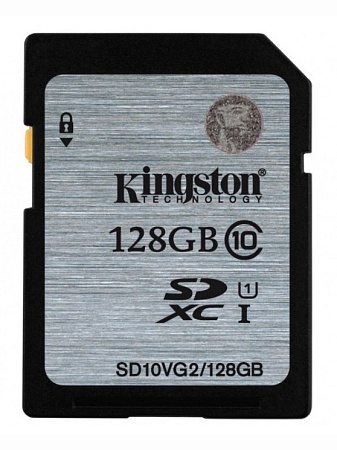 Карта памяти SD 128GB Kingston SD10VG2/128GB
