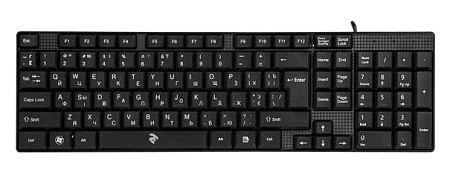Клавиатура 2E KS 106 Чёрная 2E-KS106UB