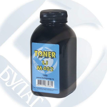 Тонер для LJ Pro M402/404/426/428 (CF226A/CF259A 057) БУЛАТ 140 г/фл для OEM картриджа