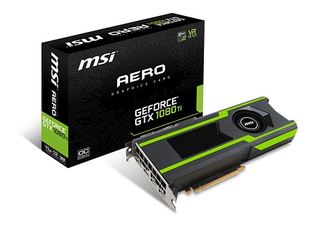 Видеокарта MSI GeForce GTX 1080 Ti AERO 11G OC