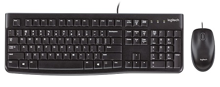 Комплект Клавиатура + Мышь Logitech MK120 Black 920-002561