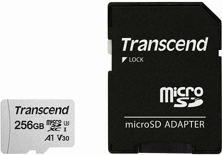 Карта памяти MicroSD 256GB Transcend TS256GUSD300S-A