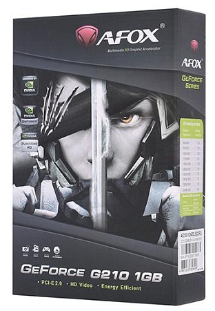 Видеокарта 1 GB Afox GT 210 AF210-1024D3L5-V3