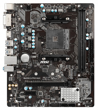 Материнская плата MSI B450M-A PRO MAX