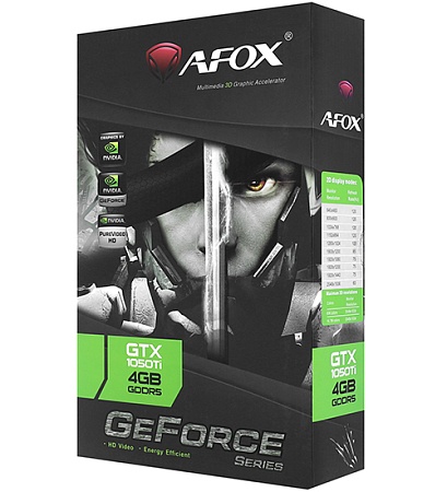 Видеокарта 4 GB Afox GTX 1050Ti AF1050TI-4096D5H5-V4
