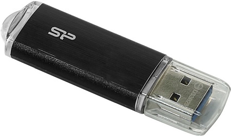 USB flash  64GB Silicon Power, Blaze B02, SP064GBUF3B02V1K, USB 3.1, black