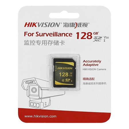 Карта памяти SD 128GB Hikvision HS-SD-P10/128G
