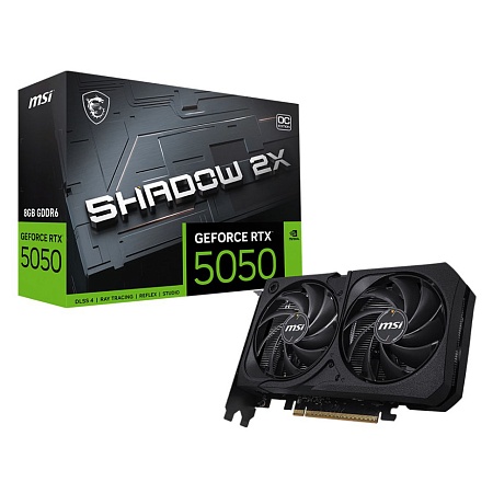 Видеокарта 8Gb MSI RTX 5050 8G SHADOW 2X OC G5050-8S2C
