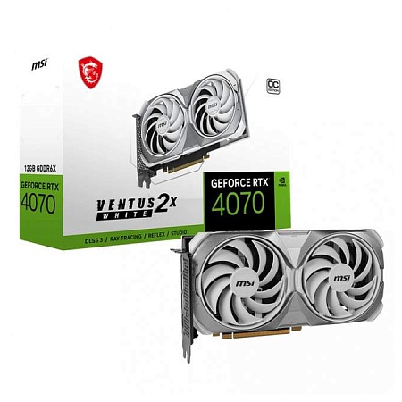 Видеокарта 12Gb MSI RTX 4070 TI VENTUS 2X WHITE 12G OC