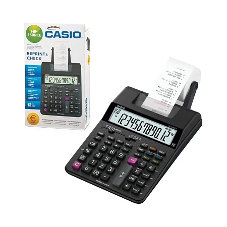 Калькулятор печатающий CASIO HR-150RCE-WB-EC