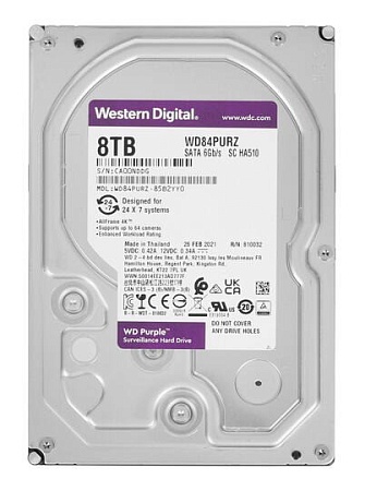 Жесткий диск 8Tb Western Digital Purple WD84PURZ