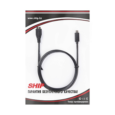 Интерфейсный кабель SHIP USB308-1P Чёрный