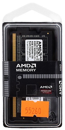 Оперативная память 4 GB AMD Radeon R5 Entertainment R534G1601S1S-U