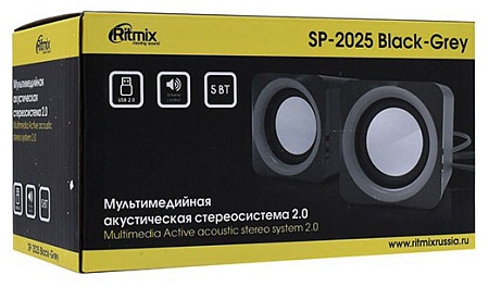Акустическая система Ritmix SP-2025 Black-Grey