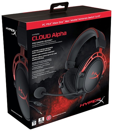 Наушники HyperX Cloud Alpha Red HX-HSCA-RD/EE
