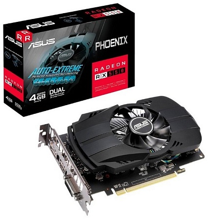 Видеокарта ASUS AMD Radeon RX550 РH-RX550-4G-EVO