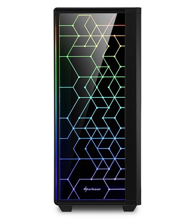 Корпус для ПК Sharkoon RGB LIT 100 Black