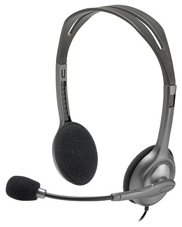 Гарнитура Logitech H111 grey