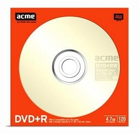 Диск DVD+R Acme 4,7GB/16X 10 шт.
