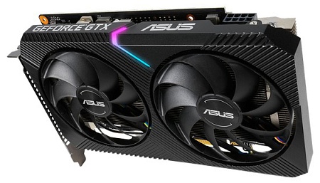 Видеокарта 6GB Asus GTX1660 SUPER DUAL OC MINI DUAL-GTX1660S-O6G-MINI