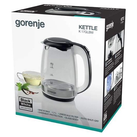 Чайник электрический Gorenje K17GLBW