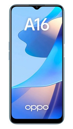 Смартфон OPPO A16 3/32Gb Pearl Blue CPH2269