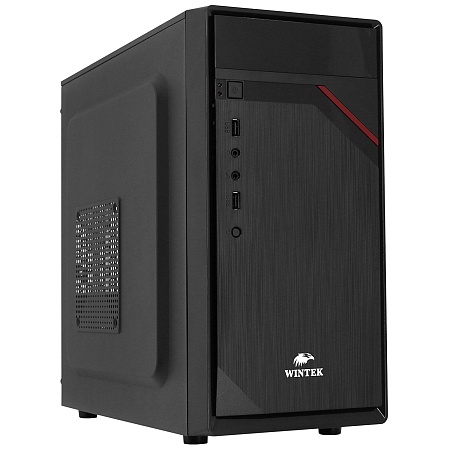 Компьютерный корпус Wintek K0610 (без БП) black