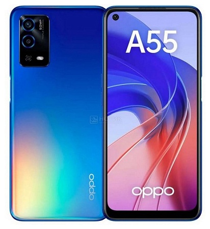 Смартфон OPPO A55 64Gb Rainbow Blue